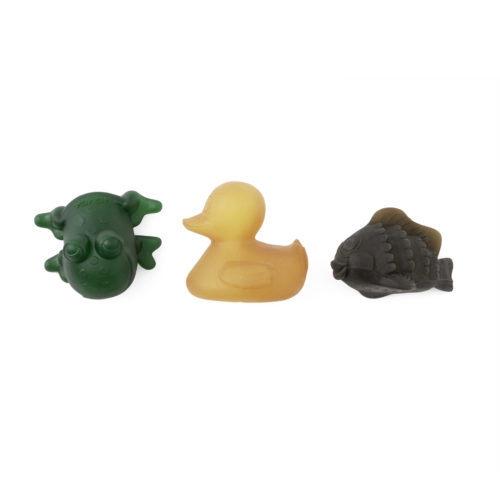 HEVEA BATH Natural Rubber TOY SET (Fred, Alfie, Polly)
