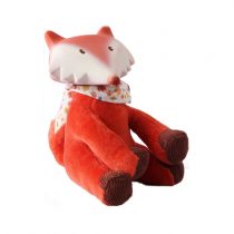 Tikiri Toys Fox toy with vest with Rubber Head