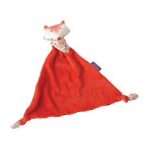 Tikiri Toys Fox comforter with rubber head