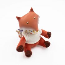 Tikiri Toys Fox toy with vest with rubber head