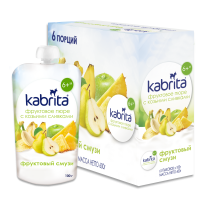 Kabrita® Fruits puree Fruit Smoothie with full goat milk cream 100 g x 6