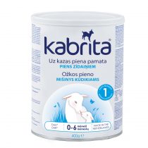 Kabrita® 1 GOLD NEW Mākslīgais piena maisījums uz kazas piena bāzes (0-6m) 400 g
