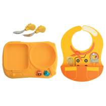 Marcus & Marcus Creativeplate Toddler Mealtime Set “Little Chef” – Lola