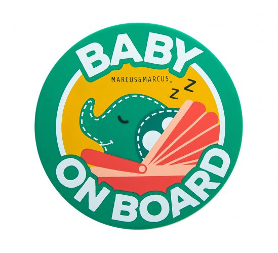 Marcus & Marcus “Baby On Board” auto uzlīme – Ollie