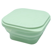 Marcus & Marcus Collapsible Snack Container – Pastel Green