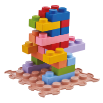 ORTOTO Klucīšu Komplekts “World of Sensory Soft Bricks LARGE Set” (32 gab.)